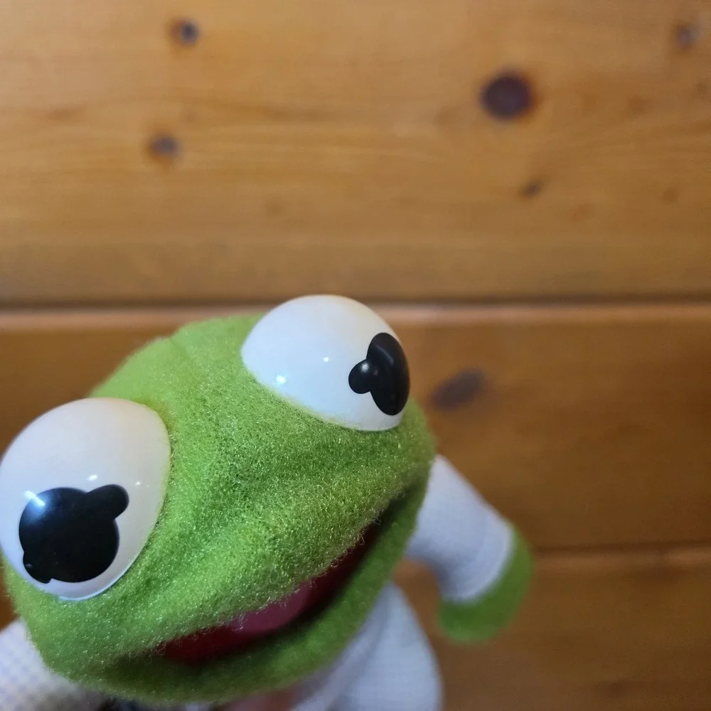 1984 Muppet Babies Kermit Plush Hasbro Softies Jim Henson Pampers Vintage F52